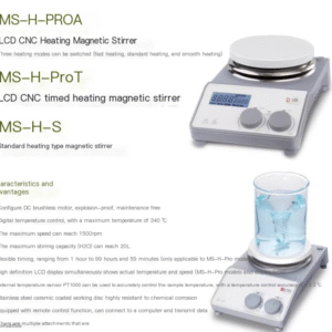 Magnetic Stirrer Digital Display Heating Timing Laboratory Large Capacity Multi link Temperature Control Electric Stirrer - Image 7