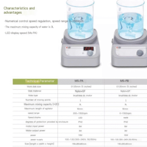 Magnetic Stirrer Digital Display Heating Timing Laboratory Large Capacity Multi link Temperature Control Electric Stirrer - Image 13