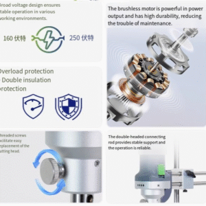 Handheld homogenizer, laboratory desktop stainless steel homogenizer, electric stirring emulsifier, high-speed disperser - Image 3