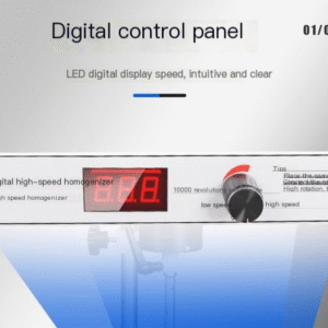 High speed dispersing homogenizer, tissue crushing homogenizer, laboratory homogenizer, emulsifier homogenizer - Image 4