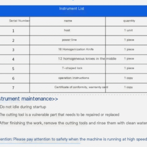 High speed dispersing homogenizer, tissue crushing homogenizer, laboratory homogenizer, emulsifier homogenizer - Image 6
