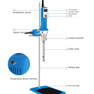 Electric lifting emulsifier laboratory industrial digital display large capacity mixing, stirring, dispersing and homogenizing machine - Image 12