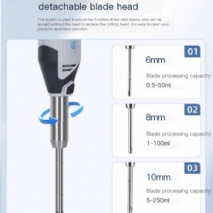 Handheld homogenizer, laboratory small desktop stainless steel high-speed homogenizer, dispersing emulsifier - Image 5