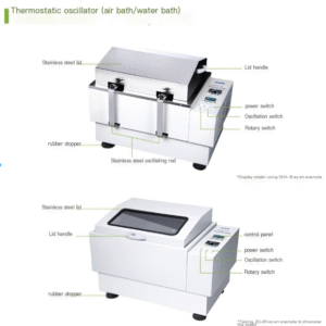 Water bath oscillator SHA-B laboratory speed control digital display constant temperature rotary reciprocating gas bath oscillator shaker - Image 4