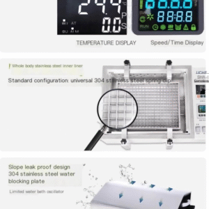 Water bath oscillator SHA-B laboratory speed control digital display constant temperature rotary reciprocating gas bath oscillator shaker - Image 5