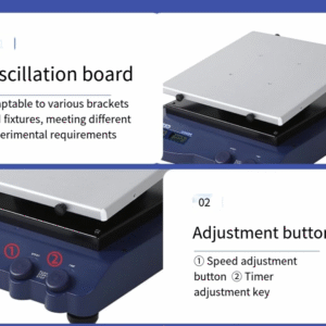 Digital circular linear rocker 3D shaker laboratory oscillator with 500rpm speed regulation and timing oscillator - Image 4