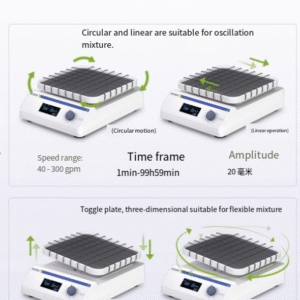Desktop shaker laboratory digital display timing and speed regulation oscillator, circular linear rocker three-dimensional oscillator - Image 6