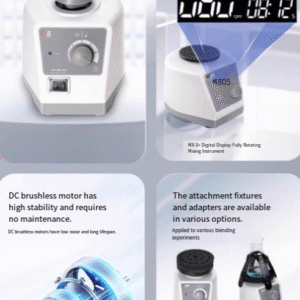 Mixing instrument laboratory digital display small rocker vortex oscillator disc roller oscillating mixer - Image 4