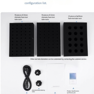 Multi tube vortex mixer, multi sample processing, vortex digital mixing instrument, laboratory oscillation instrument - Image 8