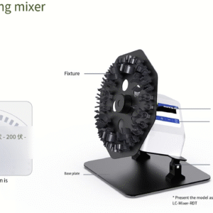 Point moving mixer, small vortex multi module multi tube mixer, centrifugal oscillator, laboratory shaker - Image 9