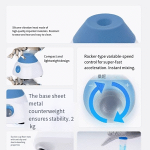 Point motion vortex mixer, small multi module mixer, oscillation shaker, laboratory vortex analyzer - Image 3