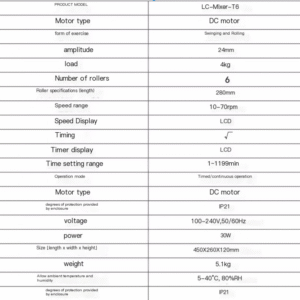 Multi tube roller mixer laboratory intelligent digital rotary mixer multifunctional oscillator - Image 6