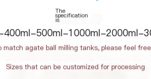 Agate mortar ball mill jar, high-quality wear-resistant 50ml, 3000ml agate jar ball mill jar - Image 10