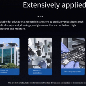 Stainless steel portable high-pressure steam sterilization pot, small disinfection pot, vertical sterilizer pot - Image 3