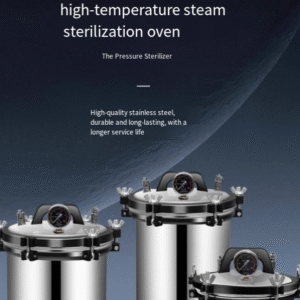 Stainless steel portable high-pressure steam sterilization pot, small disinfection pot, vertical sterilizer pot - Image 7