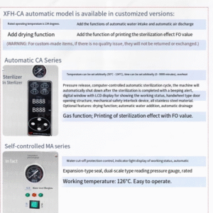 Stainless steel portable high-pressure steam sterilization pot, small disinfection pot, vertical sterilizer pot - Image 14