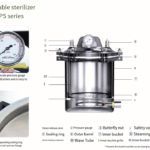 Portable stainless steel steam high-pressure sterilization pot, small disinfection pot, 50L vertical sterilizer - Image 2