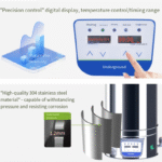 Portable stainless steel steam high-pressure sterilization pot, small disinfection pot, 50L vertical sterilizer - Image 9