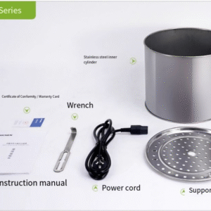 Portable stainless steel steam high-pressure sterilization pot, small disinfection pot, 50L vertical sterilizer - Image 12