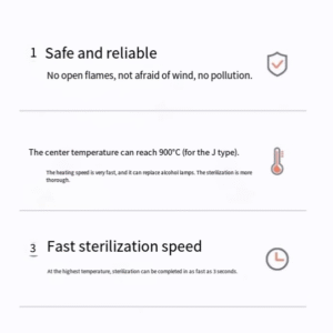 Infrared inoculation ring sterilizer SN-HM-900L laboratory sterilization instrument - Image 3