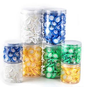 Disposable needle filter, needle type filter head, laboratory filter