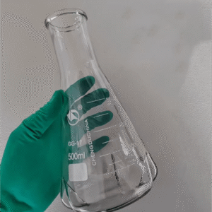 Shake well bottle with conical baffle, concave convex triangular shake bottle, oscillating bottle - Image 1