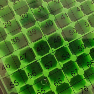 Plastic freezing tube box