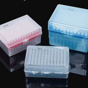 Aseptic enzyme free box with filter cartridge, pipette tip, suction head