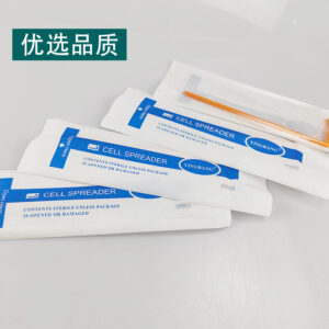 Plastic coating rod disposable laboratory cell scraper, cell pusher, independent sterilization packaging L-shaped