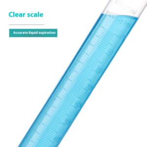 Plastic measuring cylinder 100ml with scale - Image 3