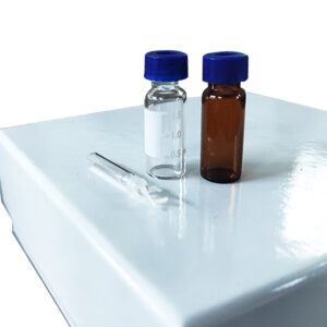 Injection bottle glass chromatography liquid phase transparent brown