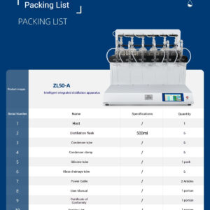 Intelligent integrated distiller laboratory water quality ammonia nitrogen volatilization intelligent automatic digital display distiller - Image 3