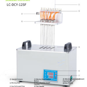 12 hole water bath nitrogen blower, 24 hole fully automatic nitrogen blower, sample concentration dry nitrogen blower - Image 14