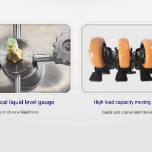 Laboratory self pressurized liquid nitrogen supply tank 30 liter small liquid nitrogen supply tank - Image 5
