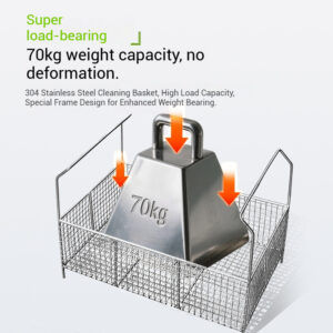 Large capacity ultrasonic cleaning machine, industrial grade commercial parts, automotive repair, fruit and vegetable large high-power cleaning tank - Image 3