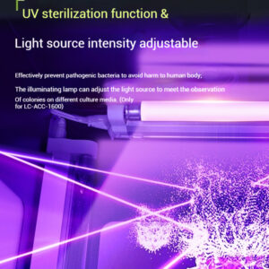 Fully automatic colony counter, bacterial testing instrument, laboratory digital bacterial quantity detector - Image 4
