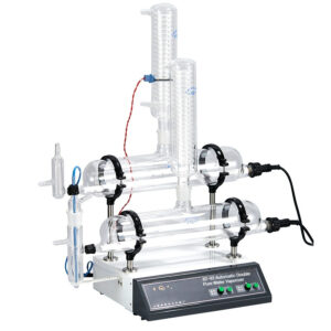 Automatic dual pure water distiller, laboratory purification and separation distilled water machine