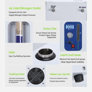 Hydrogen Generator Laboratory High Purity Nitrogen Cold Drying Air Generator Small Gas Generation Source - Image 11