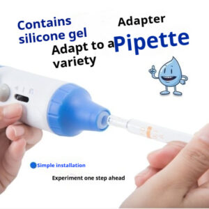 Large capacity pipette pump, manual single channel pipette, pipette gun, sample gun, laboratory pipette - Image 5