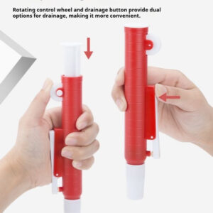 Large capacity pipette pump, manual single channel pipette, pipette gun, sample gun, laboratory pipette - Image 6