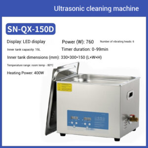 Laboratory ultrasonic cleaning machine, industrial large capacity eyewear jewelry watch circuit board cleaner - Image 16
