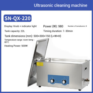 Laboratory ultrasonic cleaning machine, industrial large capacity eyewear jewelry watch circuit board cleaner - Image 17