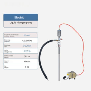 Liquid nitrogen pump, liquid nitrogen tank, foot pedal, hand pinch, electric pressure pump, liquid nitrogen spray gun, nitrogen discharge pump, liquid nitrogen self pressurization pump - Image 9