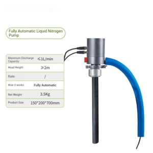 Liquid nitrogen pump, liquid nitrogen spray gun, liquid nitrogen tank, hand held foot pedal fully automatic pressure discharge pump, booster pump - Image 8