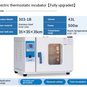 Electric heating constant temperature incubator, laboratory microbial bacterial cell, plant seed germination constant temperature incubator - Image 10