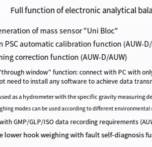 AUW120D 220D digital electronic analytical balance 0.01mg imported 1/100000 - Image 5