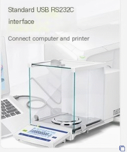 High precision semi micro electronic analysis balance laboratory 1/100000 0.01mg 0.1mg - Image 7