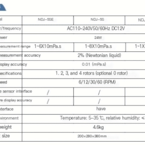 NDJ-5S8S laboratory pointer viscosity counter with rotational viscometer and visible viscosity tester - Image 6