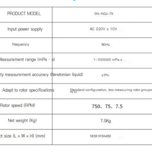 NDJ-5S8S laboratory pointer viscosity counter with rotational viscometer and visible viscosity tester - Image 27