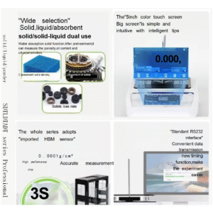 Electronic solid density meter, multifunctional rubber plastic liquid density detector, PVC specific gravity meter - Image 4